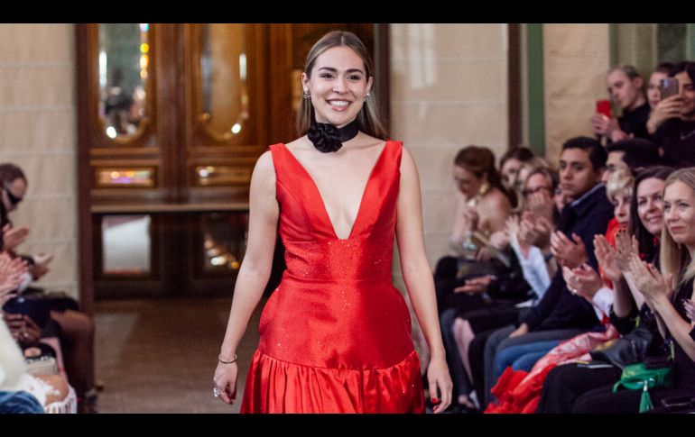 La diseñadora tapatía Karen Beltrán, busca la proyección internacional en la industria de la moda. CORTESÍA