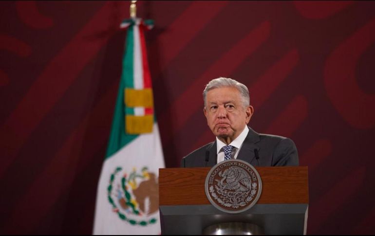 López Obrador afirmó que no hay ninguna clase de persecución política contra Calderón, pero cuestionó su postura ante el veredicto de García Luna. SUN/ G. Espinoza