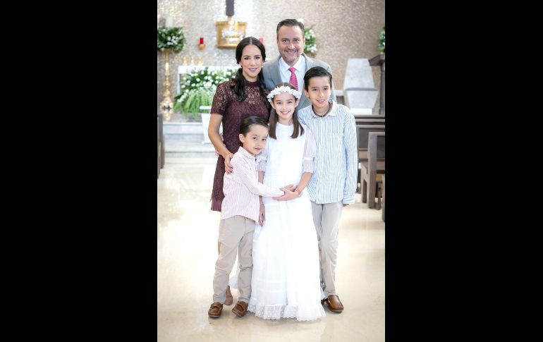 Mónica Salazar, Pablo Castellanos, Diego Castellanos, Inés Castellanos y Pablo Castellanos. GENTE BIEN JALISCO/ Jorge Soltero