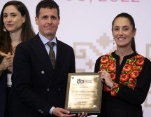 Claudia Sheinbaum, jefa de Gobierno, recibió un reconocimiento para la CDMX por el liderazgo en la industria audiovisual. ESPECIAL