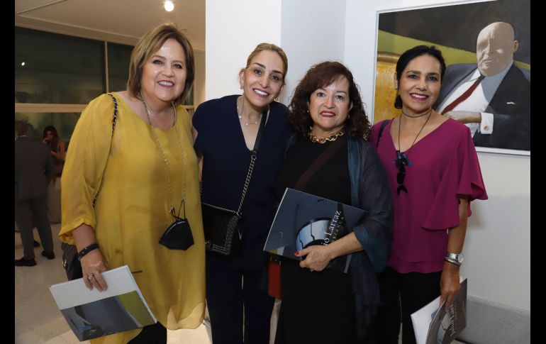 Gaby Natera, Adriana Vázquez De Briseño, Gabriela López y Tamiz Leal Barceló. GENTE BIEN JALISCO/Claudio Jimeno