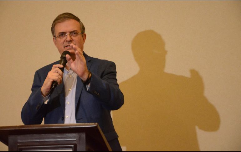 Ebrard destacó que México ha incautado seis toneladas y media de fentanilo. SUN/ARCHIVO