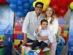 Carlos Andrés Melis Camacho, Carlos Andrés Melis Núñez y Marcela Núñez Alcalá. GENTE BIEN JALISCO/Claudio Jimeno