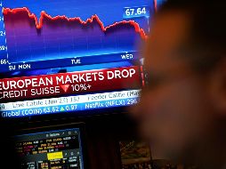 Este miércoles, el sector financiero volvió a ser castigado por los inversores al ver los efectos de la crisis sobre la banca europea. AP / S. Wenig