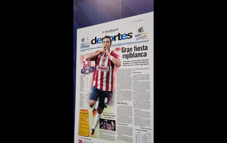 En la exhibición podrás ver cómo el periódico EL INFORMADOR ha sido testigo de los clásicos entre Chivas y América. EL INFORMADOR/.D.Reos