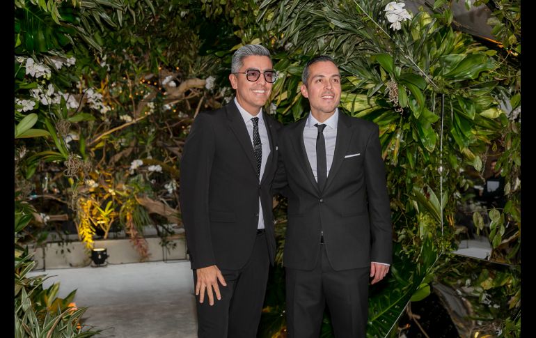 Héctor Béjar y Rodrigo Arias. GENTE BIEN JALISCO/ Jorge Soltero