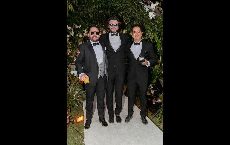 Alberto Hurtado, Victor Jalib y Roberto Barri. GENTE BIEN JALISCO/ Jorge Soltero