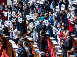 La reforma al sistema jubilatorio de Macron ha provocado enormes huelgas y protestas en todo el país desde enero. EFE/C. Petit