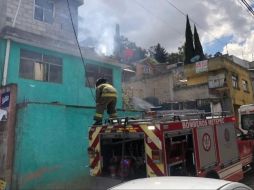 Las cámaras de videovigilancia del C5 de la Secretaría de Seguridad del Estado de México captaron el momento del estallido. ESPECIAL/BOMBEROS METEPEC