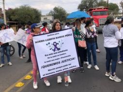 Familiares, amigos y vecinos de Norma Lizbeth exigen justicia. SUN