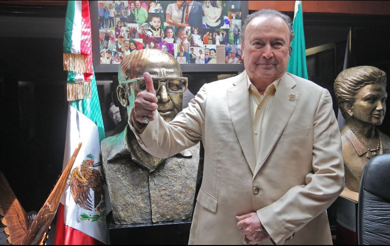 El empresario Enrique Michel Velasco se dijo contento y optimista con la nueva fundación altruista. EL INFORMADOR/ ALONSO CAMACHO