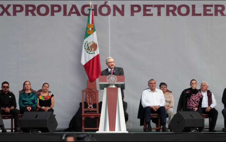 El Presidente López Obrador destacó que en la estrategia del cardenismo lo primero fue la atención de las demandas económicas y sociales de campesinos y obreros. SUN / J. Boites