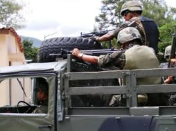 Los militares fueron emboscados. ESPECIAL