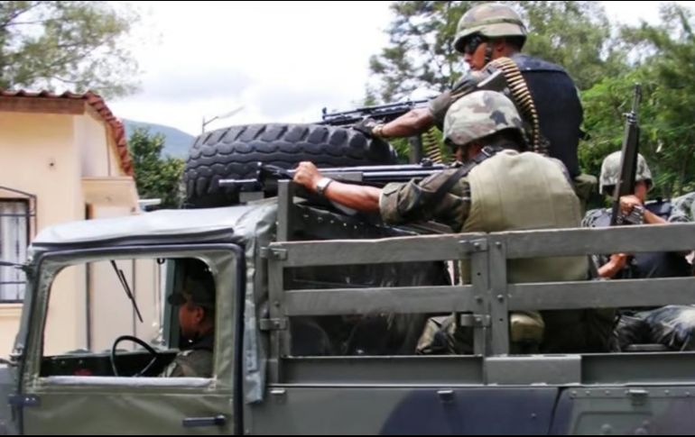 Los militares fueron emboscados. ESPECIAL