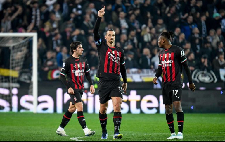 Zlatan Ibrahimovic anotó con 41 años y 166 días. EFE/E. Griffoni