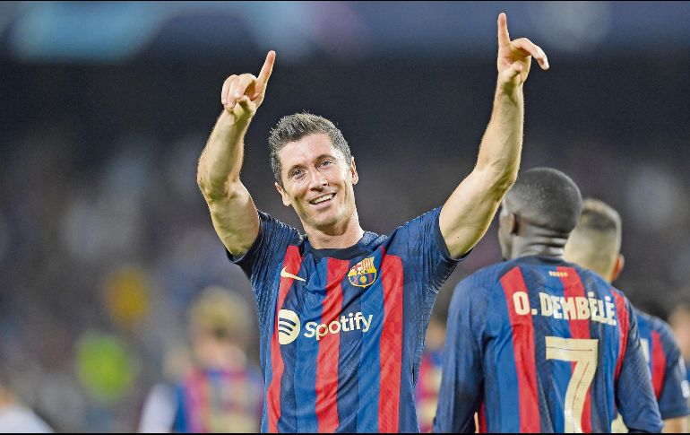 Robert Lewandowski quiere retomar hoy el paso goleador. AFP