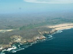 Vista aérea de la reserva de la Biosfera Chamela-Cuixmala. EL INFORMADOR/Archivo