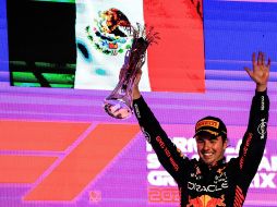 Checo Pérez dominó la carrera sin sobresaltos de principio a fin en Arabia Saudita. AP / ARCHIVO