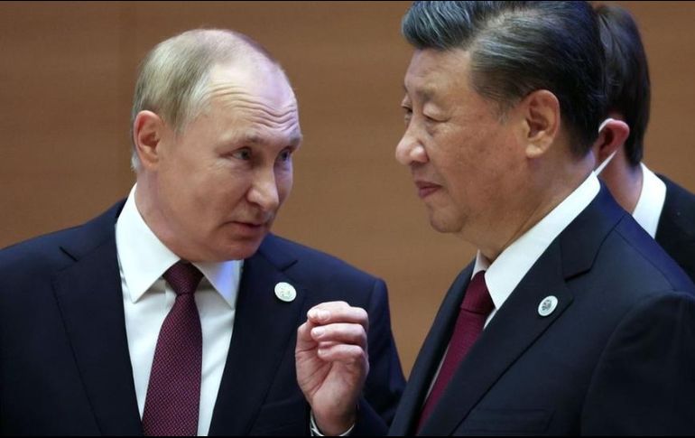 Es la primera visita Xi Jinping a Rusia desde que empezó la invasión a Ucrania. SERGEI BOBYLEV/SPUTNIK/KREMLIN POOL/EPA-EFE