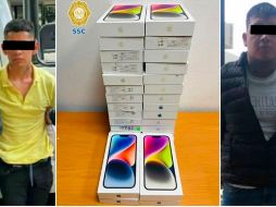 Los sospechosos se robaron del sitio 185 teléfonos celulares, dos tabletas y cinco relojes inteligentes. ESPECIAL/SSC