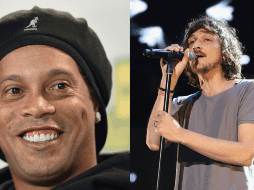 Fue en un avión donde el vocalista de Zoé se cruzó con Ronaldinho; confesó que es uno de sus futbolistas favoritos. ESPECIAL