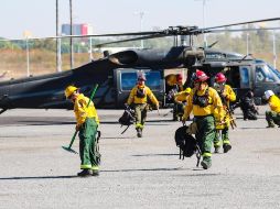 En el arranque del operativo se hizo una exhibición de los equipos de rescate y los helicópteros Halcón y Tláloc. EL INFORMADOR/A. Navarro