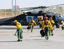 En el arranque del operativo se hizo una exhibición de los equipos de rescate y los helicópteros Halcón y Tláloc. EL INFORMADOR/A. Navarro