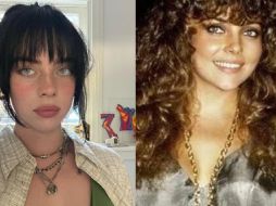 Los ojos verdes de la cantante Billie Eilish y de la actriz Verónica Castro son un rasgo que comparten y que no ha pasado desapercibido. INSTAGRAM