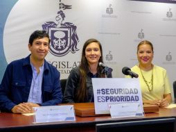 Pedro Kumamoto, Susana de la Rosa y  Lucía Almaraz Cázarez. ESPECIAL