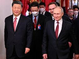 El mandatario chino abandonó esta mañana Moscú tras una visita de Estado de tres días durante la que celebró dos encuentros con Vladimir Putin. EL INFORMADOR/ Archivo