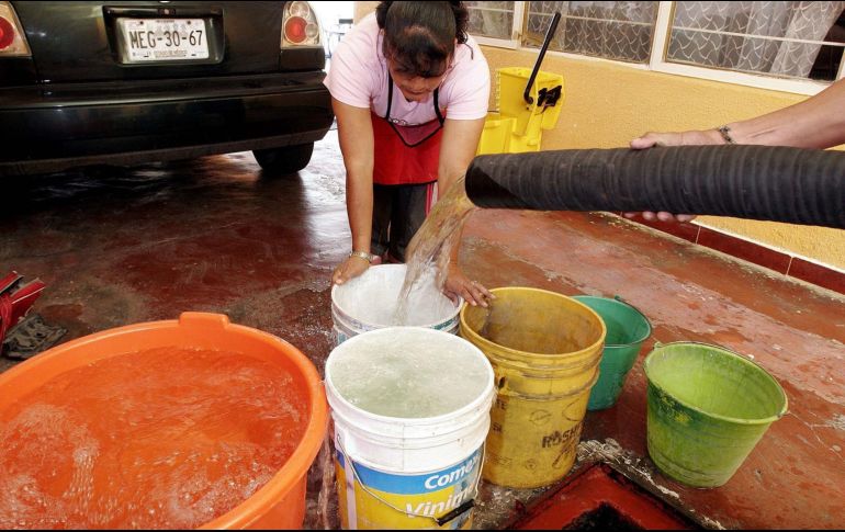 Conagua señaló que por los niveles de agua en las presas no debe haber desabasto este año. EL INFORMADOR/ ARCHIVO