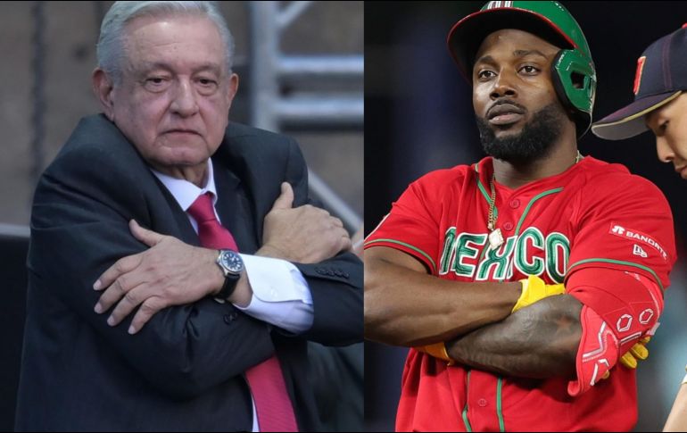 El Presidente López Obrador destacó que Arozarena y todo el equipo nacional tuvieron un papel muy destacado en el Clásico Mundial de Béisbol 2023. AFP / ESPECIAL