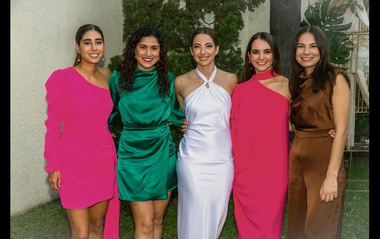 Mariana Orozco, Julieta Pérez, María José Morfín, María José Bárcena y Elizabeth Saracho. GENTE BIEN JALISCO/Jorge Soltero