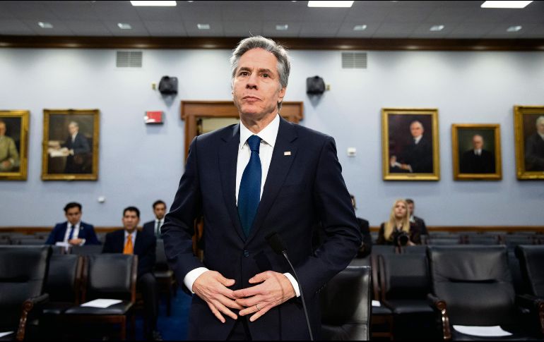 Antony Blinken, secretario de Estado de Estados Unidos, ha respondido a los señalamientos del Presidente Andrés Manuel López Obrador. EFE