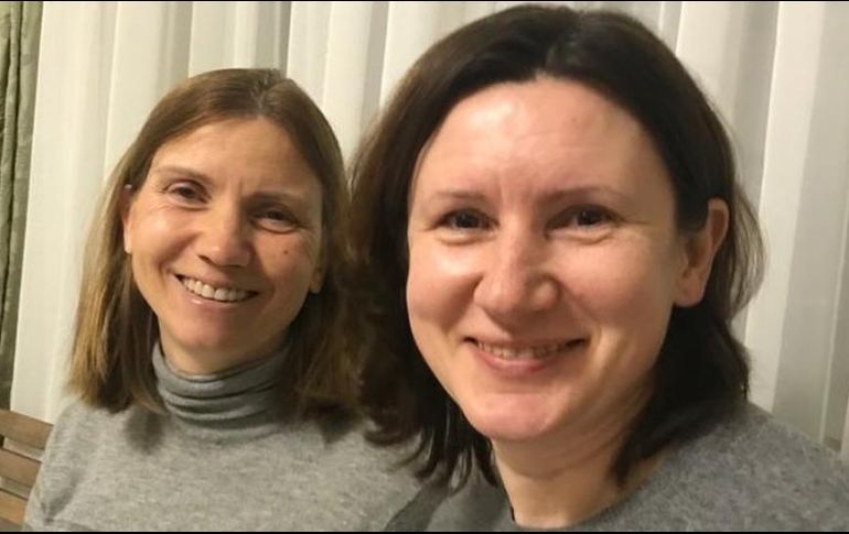 Natalia Moroz, a la derecha, con Natalia Afonina, presidenta de AGA Ucraina. Cortesía AGA Ucraina