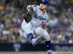 La campaña pasada, Julio Urías tuvo foja de 17-7, con efectividad de 2.16 en 31 aperturas, la mejor de la Liga Nacional. AFP / ARCHIVO