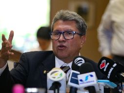 Ricardo Monreal, coordinador de Morena en la Cámara de Senadores, acudió este viernes a Guadalajara. EL INFORMADOR/ ARTURO NAVARRO