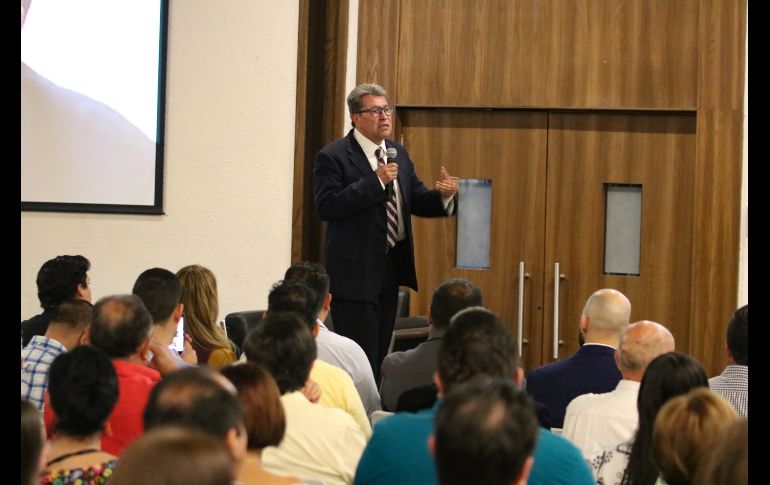 El morenista señaló que de los aspirantes a la Presidencia por Morena es el más preparado y con más experiencia en el servicio público. EL INFORMADOR/ARTURO NAVARRO