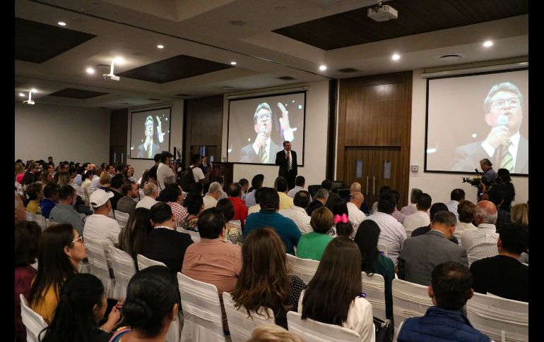 El morenista destacó que él no quiere problemas con el gobernador de Jalisco ni con la Universidad de Guadalajara  EL INFORMADOR/ARTURO NAVARRO