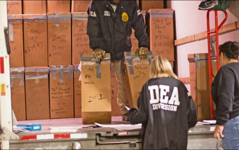 La agencia antidrogas de Estados Unidos da prioridad a la lucha contra el tráfico de fentanilo y metanfetaminas. AFP
