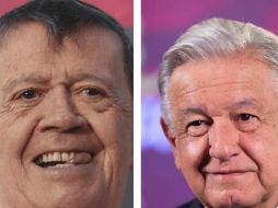López Obrador mandó sus condolencias a la familia de Chabelo. ESPECIAL
