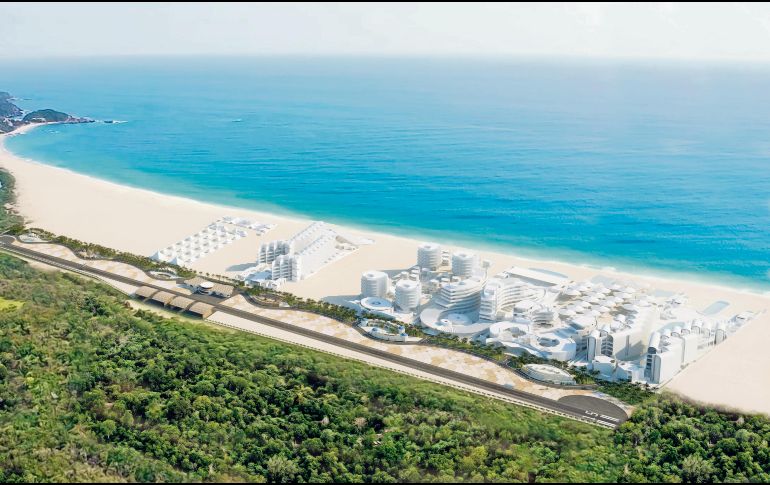 Actualmente ya están proyectados seis de los doce hoteles que formarán el complejo turístico. ESPECIAL