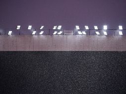 La lluvia se hizo presente en el Estadio Azteca. IMAGO7/Sebastian Laureano