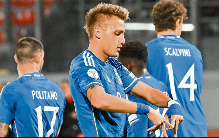 Mateo Retegui, recuperó la esperanza para su equipo después de la derrota anterior ante la selección de Inglaterra. AFP