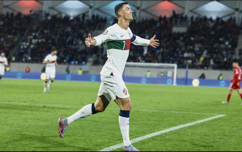 CR7 acumula 122 goles como seleccionado nacional. EFE