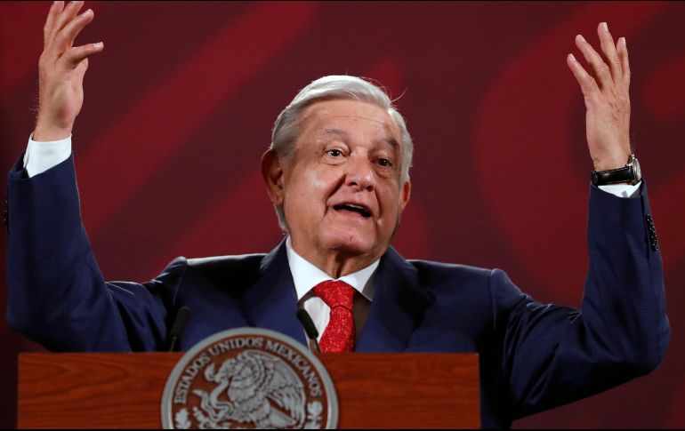 Dijo el Presidente que fueron 36 años de política neoliberal y que la forma de cambiar el sistema judicial es a través de los valores, el humanismo y la honestidad desde la formación de la abogacía. EFE / ARCHIVO