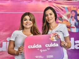 La diputada local Gabriela Cárdenas Rodríguez, y la senadora Verónica Delgadillo García. ESPECIAL