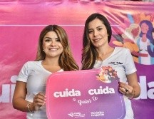 La diputada local Gabriela Cárdenas Rodríguez, y la senadora Verónica Delgadillo García. ESPECIAL