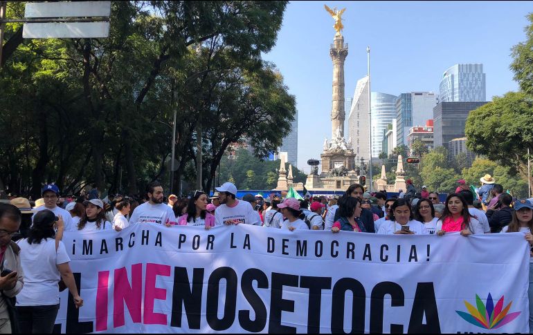 Miles de mexicanos salieron a las calles el pasado 26 de febrero en contra del Plan B y en defensa del INE. SUN