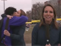 Sus mismos compañeros entendieron la situación y dijeron a la periodista que si necesitaba hacerse a un lado era entendible. ESPECIAL